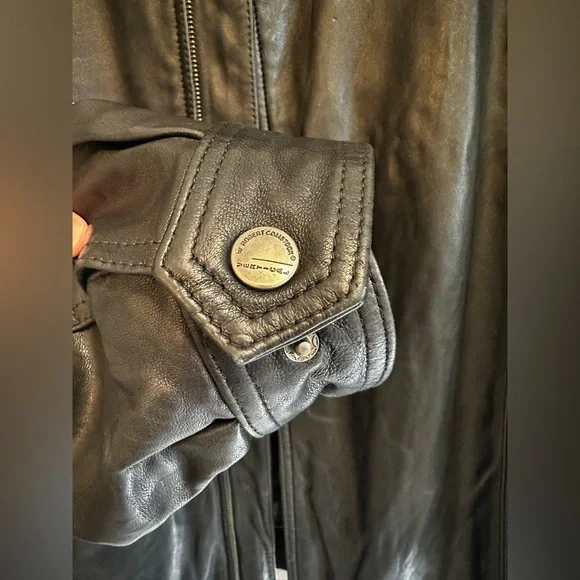 Robert Comstock Light Weight Leather Jacket XXL Men’s - Picture 4 of 15